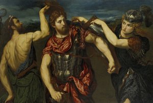 Perseo armato da Mercurio e Minerva