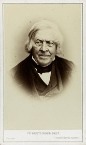 Ritratto di Jules Michelet da Paris . Photo studio Reutlinger
