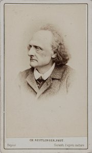 Ritratto del pianista e compositore Henry Litolff 1818-1891 da Paris . Photo studio Reutlinger