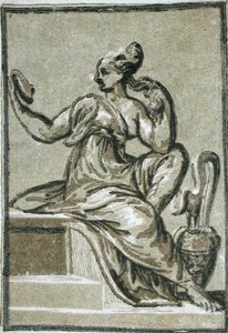 Prudenza, di un artista anonimo da Parmigianino 