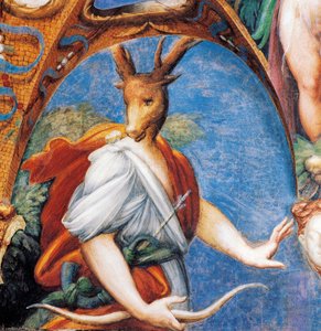 Trasformazione di Atteone in cervo da Parmigianino