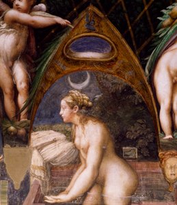 Diana che si immerge nella sorgente, dal Mito di Diana e Atteone