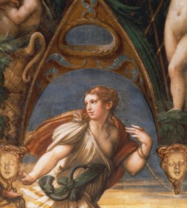 La Ninfa rapita dal pastore, di Francesco Mazzola, detto Parmigianino, (dettaglio) da Parmigianino
