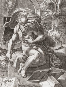 Diogene, filosofo greco del III secolo a.C. da Parmigianino 