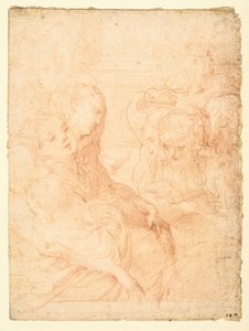 Gruppo di donne (recto)