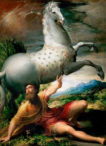 La conversione di San Paolo sulla via di Damasco da Parmigianino