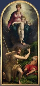 Madonna col Bambino con San Giovanni e San Girolamo da Parmigianino