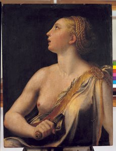 Lucrezia romana, di Girolamo Francesco Maria Mazzola detto il Parmigianino