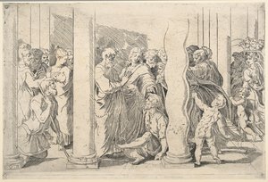 San Pietro e San Giovanni guariscono il paralitico alla Porta d