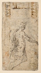 Studio di un giovane inginocchiato da Parmigianino