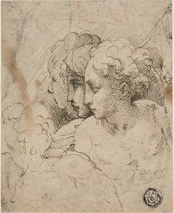 Teste femminili da Parmigianino