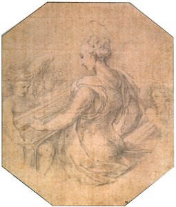 Santa Cecilia, c1527-1530 da Parmigianino