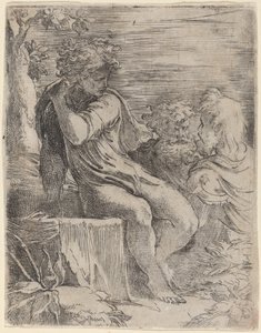 Il ragazzo e due vecchi da Parmigianino
