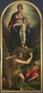 La Madonna col Bambino e i santi Giovanni Battista e Girolamo da Parmigianino