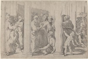 San Pietro e San Giovanni Guariscono lo Zoppo alla Porta d