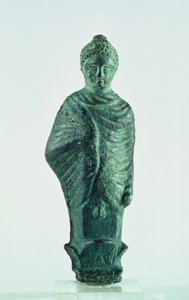 Figura femminile di Shami, recuperata dal tempio in rovina nella città di Nehavand (nota come Laodicea), Iran da Parthian School