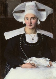 Donna della Bretagna da Pascal Adolphe Jean Dagnan Bouveret