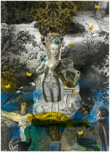 Collage rococò da sogno