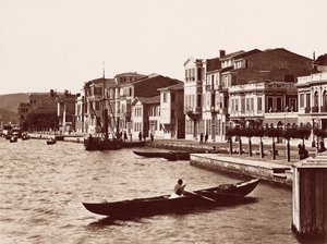 Lungomare di Büyükdere da Pascal Sébah