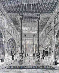 Interno del Palazzo di Chahar Bagh, a Isfahan, da 
