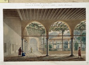 Orientalismo: convento dei dervisci e fontana
