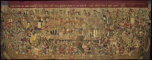 Gli Arazzi di Pastrana, manifattura di Tournai, probabilmente dalla bottega di Passchier Grenier, c.1471 - 1475 da Pasquier (workshop of) Grenier