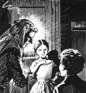 Illustrazione per Grandi speranze di Charles Dickens (penna e inchiostro) da Pat (1907 95) Nicolle