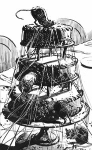 Illustrazione per Grandi speranze di Charles Dickens (penna e inchiostro)