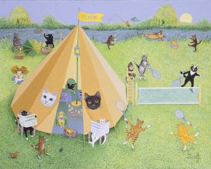 Holiday Camp (olio su tela)