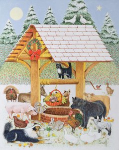 Auguri (acrilico su calico)