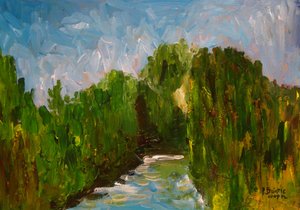 Fiume tortuoso, 2009 da Patricia Brintle