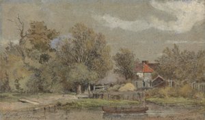 Campi di Battersea, dipinto per Charles Matthews, Esq. da Patrick Nasmyth