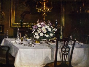 La tavola da pranzo, Ardilea (litografia a colori)