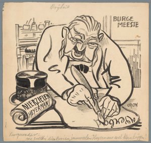 Il sindaco vieta Heijermans Allerzielen da Patricq Kroon (signed by artist)