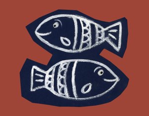 Oroscopo: il segno dei Pesci. Illustrazione di P. La Porta