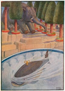 La balena iniziò a tirare, e l