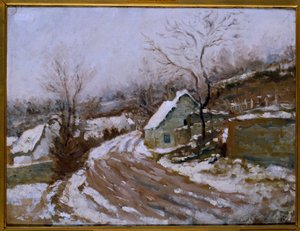 La vecchia strada a Auvers-sur-Oise da Paul  Gachet