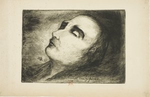 Vincent van Gogh sul Suo Letto di Morte da Paul (1828 1909) Gachet