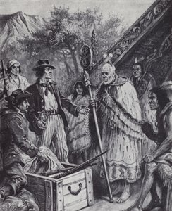Commercio britannico con il popolo Maori della Nuova Zelanda