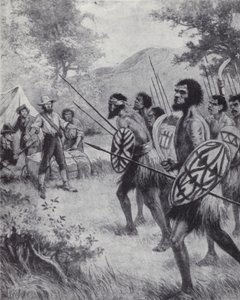 Capitano Cook e gli indigeni dell
