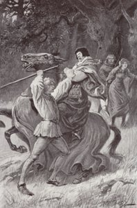 Illustrazione per The Cloister and The Hearth di Charles Reade (litografia) da Paul (after) Hardy