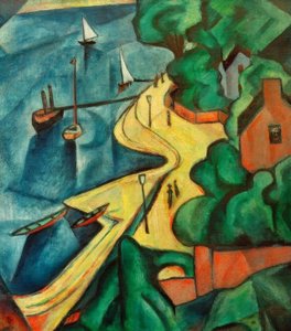 Riva del Reno a Bonn da Paul Adolf Seehaus