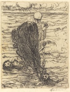Lancio di una rete Le coup de filet, 1900