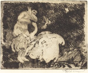 Leda al bagno, 1913 da Paul Albert Besnard