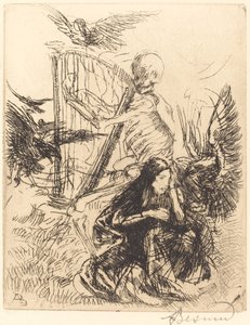 Musicista, 1900 da Paul Albert Besnard