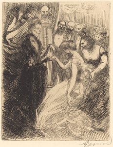 La presentazione, 1900 da Paul Albert Besnard
