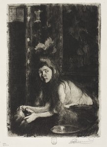 Donna con un Vaso, 1894 da Paul Albert Besnard