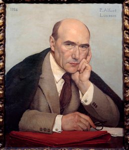 Ritratto dello scrittore francese Andre Gide (1869-1951)