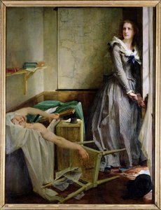 Ritratto di Charlotte Corday (1768-93) da Paul Baudry
