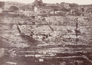 Teatro di Siracusa (Anfiteatro di Siracusa), 1865 (foto) da Paul Berthier